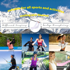 Cooling Arm Sleeves UV Sun Protection Cover Sports Basketball Golf Running