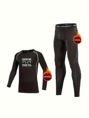 Kids Fleece Thermal Set - Long Sleeve Shirt & Pants