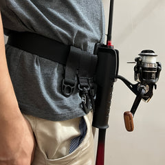 Multifunctional Fishing Belt With Rod Holder and Accessories