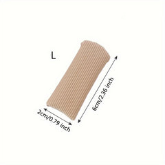 2pcs Moisturizing Toe Sleeves Anti-wear Foot Protective Sleeve