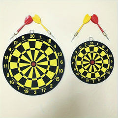 2-Sided Dart Board Set with 2 Darts