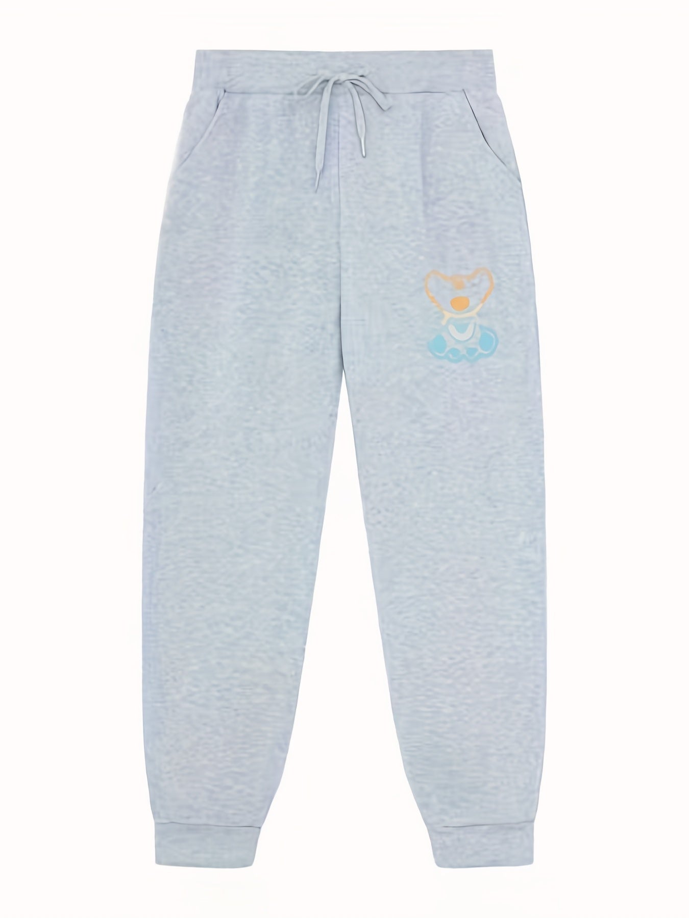 Bear Pattern Joggers Men's Casual Pants Sweatpants