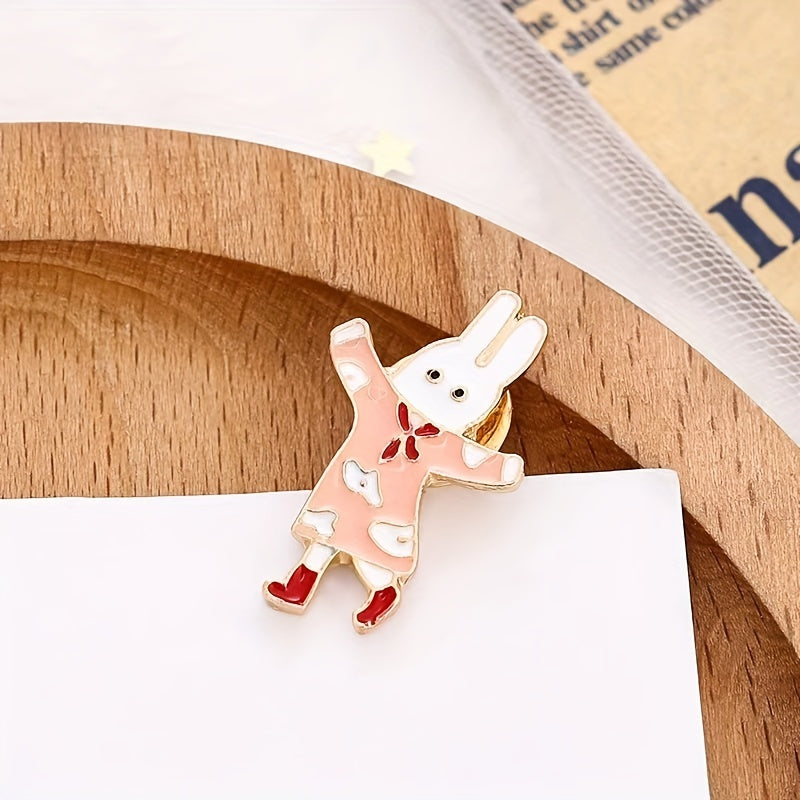 Bunny Brooch for Boys Backpack Hat Clothes