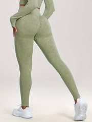 Tie Dye Seamless Yoga Pants High Stretch Leggings Women's Activewear