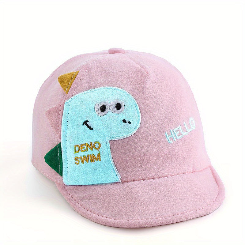 Cartoon Dinosaur Baby Baseball Cap Adjustable Sun Visor Hat