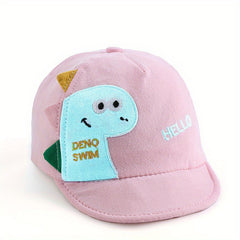 Cartoon Dinosaur Baby Baseball Cap Adjustable Sun Visor Hat