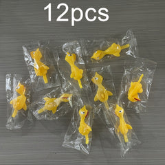 12pcs Catapult Chicken Slingshot Toy Funny Novelty Party Favors