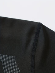 Men's Short Sleeve T shirt Active High Stretch Compression Base Layer Top