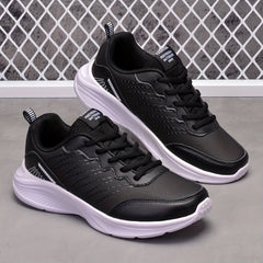 Women's Lace-up Non-slip Athletic Running Shoes Waterproof & Shockproof Sneakers