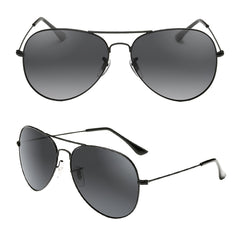 Polarized Aviator Sunglasses Women Double Bridge UV400 Protection