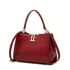 Stylish Women's Crossbody Bag with Golden Tone Hardware