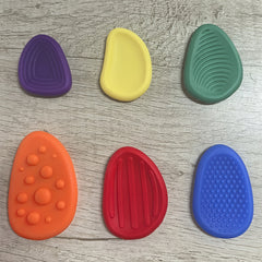 Soft Silicone Relax Stones Sensory Fidget Toys Halloween Christmas Winter