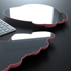 Heart Shape Mouse Pad with Wrist Rest and Keyboard Wrist Rest