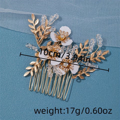 Girls Rhinestone Hairpin Vintage Flower Fairy Hair Accessories