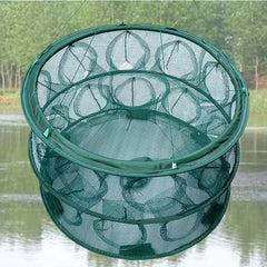 Automatic Open Fishing Nylon Net Folding Fishing Cage For Shrimp