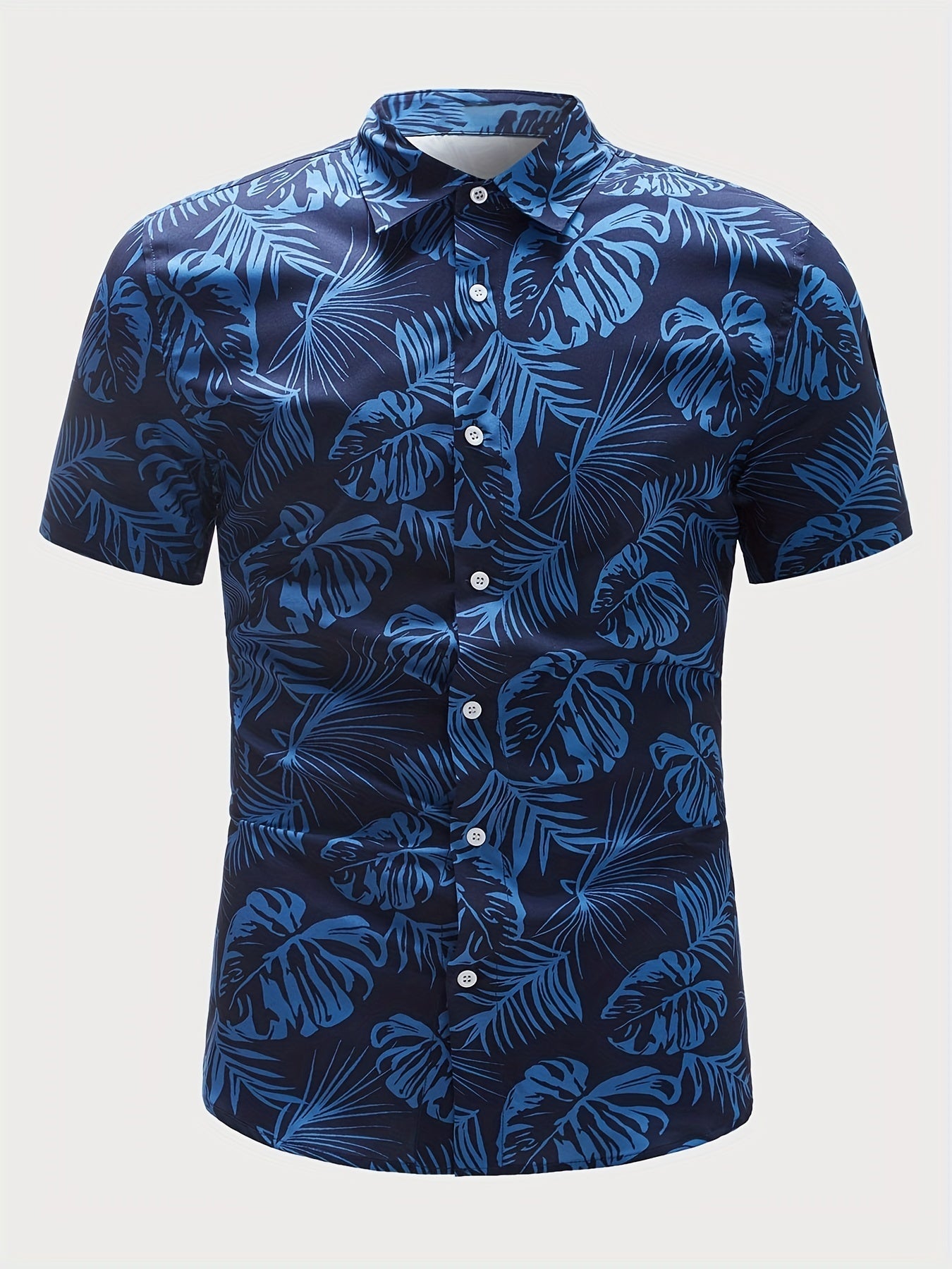 Tropical Pattern Short Sleeve Hawaiian Shirt for Men