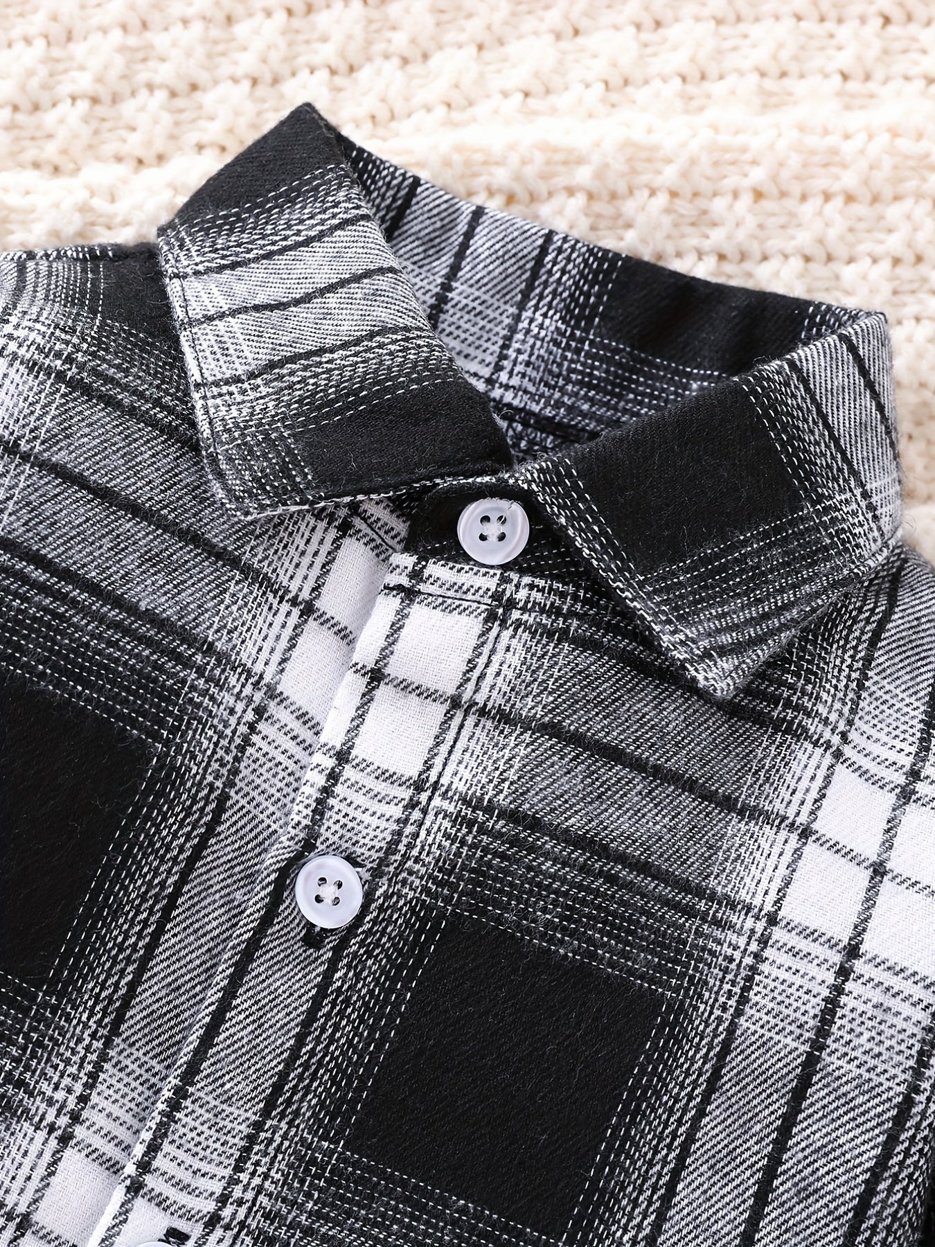 Plaid Button Down Shirt for Toddler Boys