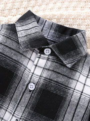 Plaid Button Down Shirt for Toddler Boys