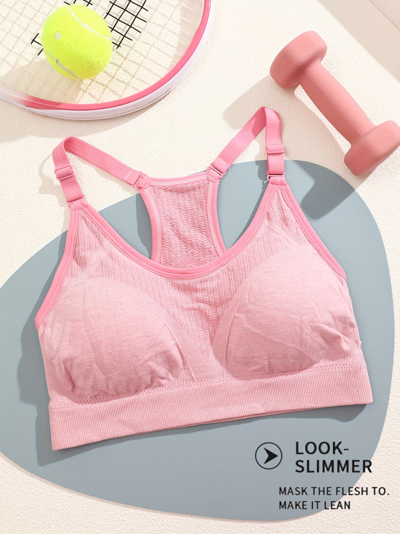 Wireless Sports Bra for Women Comfy & Breathable Workout Bra