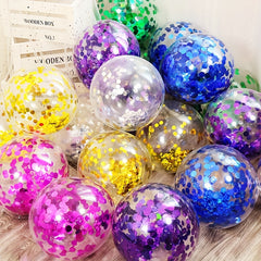 50pcs Sequin Balloon Wedding Birthday Party Decoration Latex Balloon