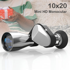 Metal Corner 10x20 Mini Monocular Telescope for Mobile Phone Photography