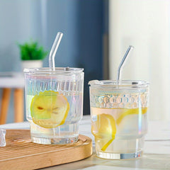 Portable Plastic Water Cup with Straw and Lid