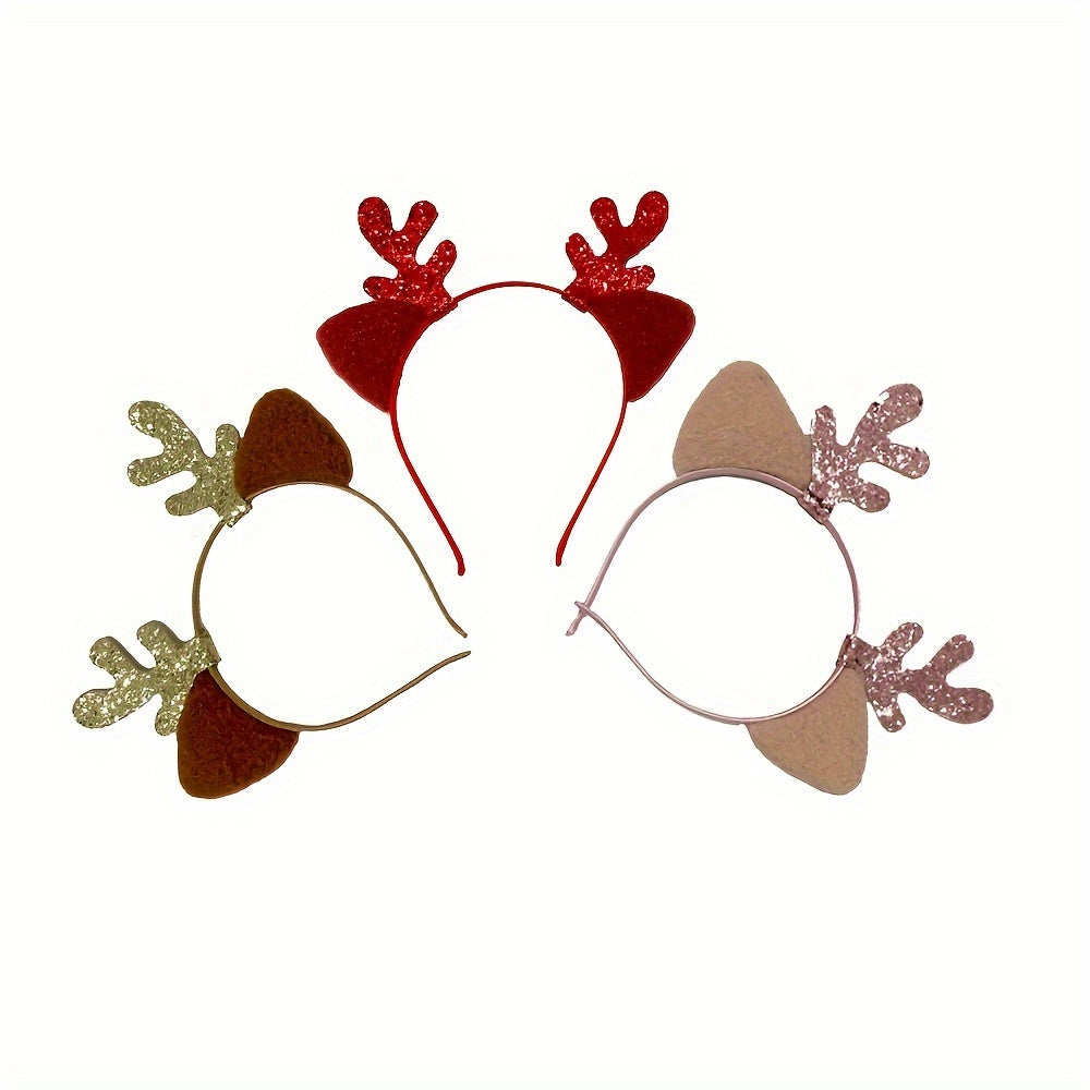 Christmas Antlers Headband Elk Ears Party Headwear