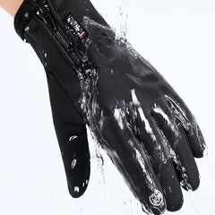 Men's Windproof Waterproof Touchscreen Gloves for Sports