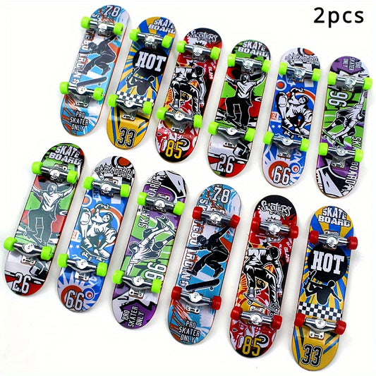 Alloy Finger Skateboard Small Toy for Desktop Play