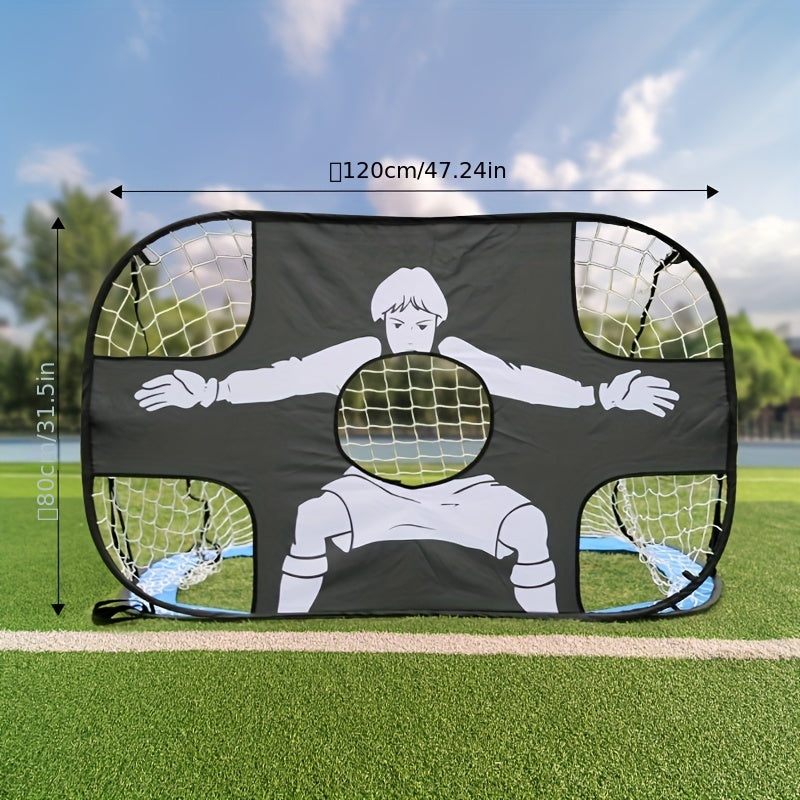 1p Outdoor Portable Soccer Goal Folding Mobile Soccer Frame