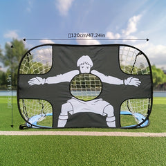 1p Outdoor Portable Soccer Goal Folding Mobile Soccer Frame