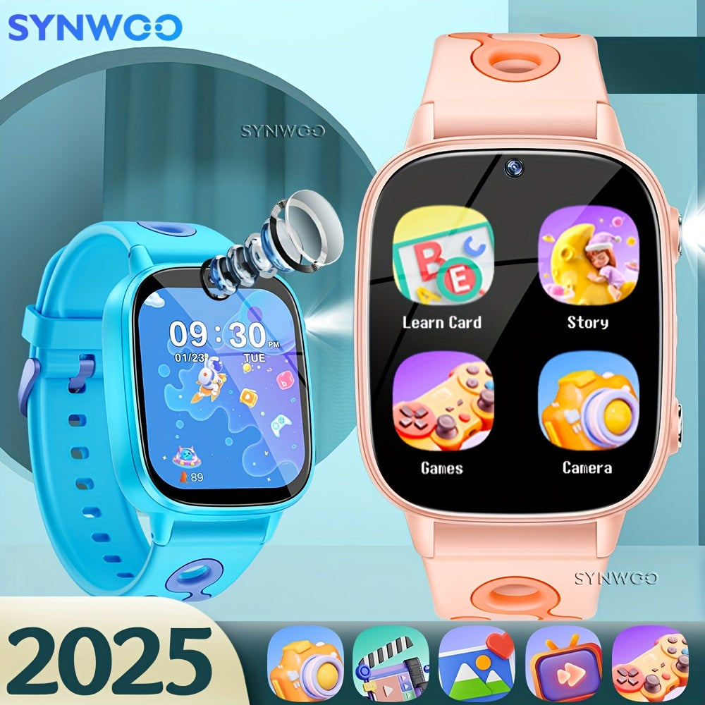 Synwoo Kids Smart Watch Bracelet-No APP-500mAh Pedometer-26 Games-Camera-Video