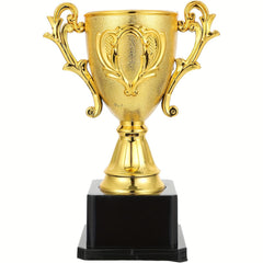 Plastic Golden Trophy for Games and Parties
