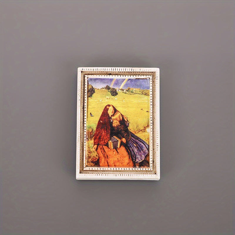 1pc Famous Painting Refrigerator Magnet 3D Magnetic Stickers