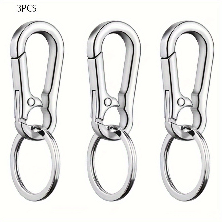 Stainless Steel Key Chain Pendant Metal Key Ring for Men Women
