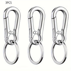 Stainless Steel Key Chain Pendant Metal Key Ring for Men Women
