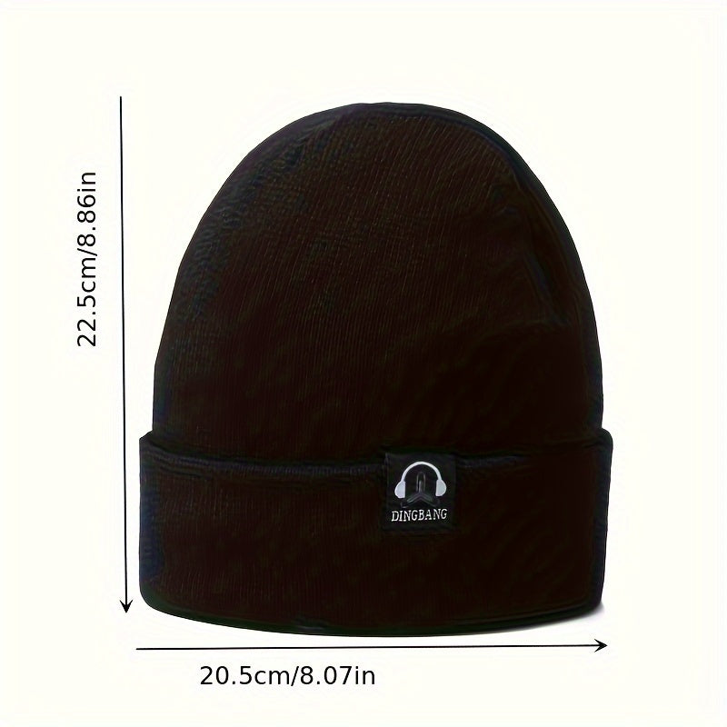 Winter Knitted Hat with Ear Protection for Outdoor Activities