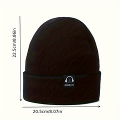 Winter Knitted Hat with Ear Protection for Outdoor Activities
