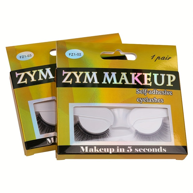 Self-adhesive False Eyelashes Natural Thick Cross Soft Eyelashes