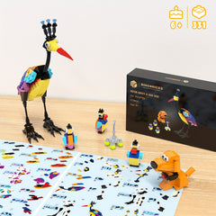 Birds and Dog Building Set 331pcs ABS Material