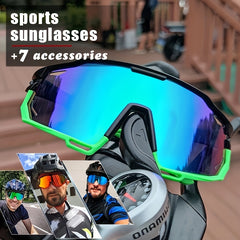 Men's Polarized Sports Sunglasses UV400 Protective Coating Glasses