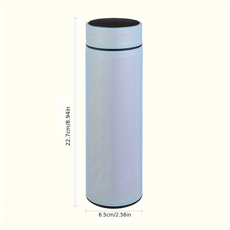 17oz Stainless Steel Insulated Water Cup with Temp Display and Leakproof