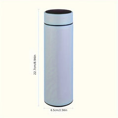 17oz Stainless Steel Insulated Water Cup with Temp Display and Leakproof