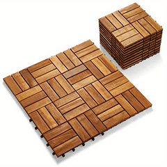 11pcs Wood Flooring 30 Carbonized Anti-corrosion Wood Floor Veneer