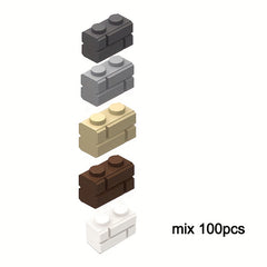 Wall Bricks Assortment for Military Fence and DIY - Various Sizes