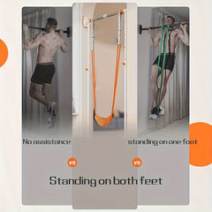 1pc Elastic Band Single Bar Pull Rope Strength Training Resistance Band