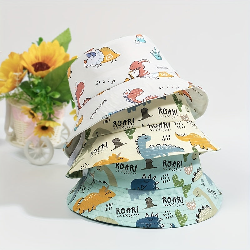 Kids Bucket Hat Cartoon Sun Protection Hat