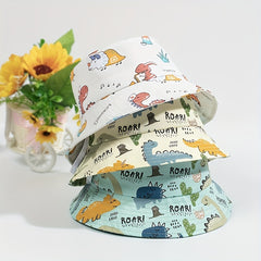 Kids Bucket Hat Cartoon Sun Protection Hat