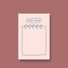 60 Cartoon Sticky Notes for Students