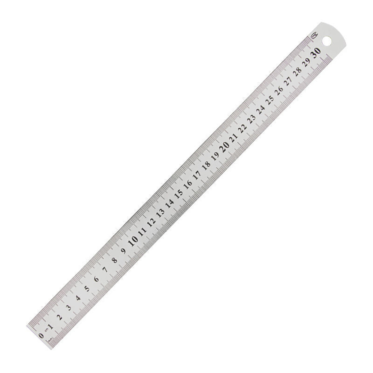12in Stainless Steel Ruler for Student School Office